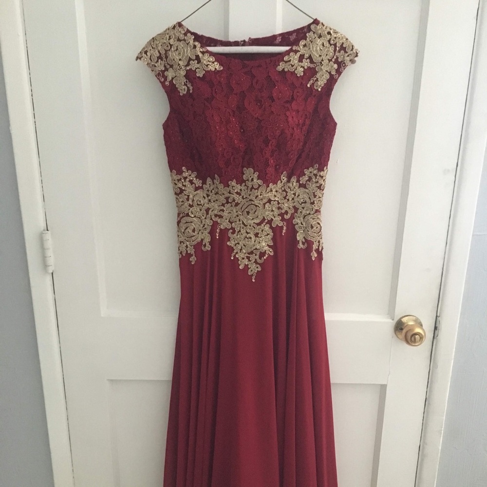 Red homecoming dress
